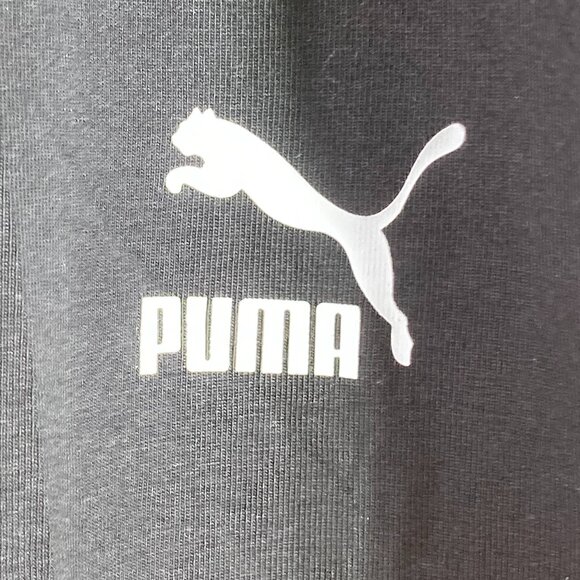 PUMA T7 MR LEGGING 1X Tight Fit Womens Track Pants Black White - Picture 5 of 8